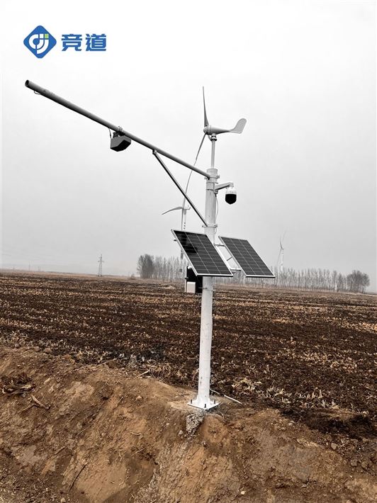 黑龍江水文監(jiān)測站安裝成功