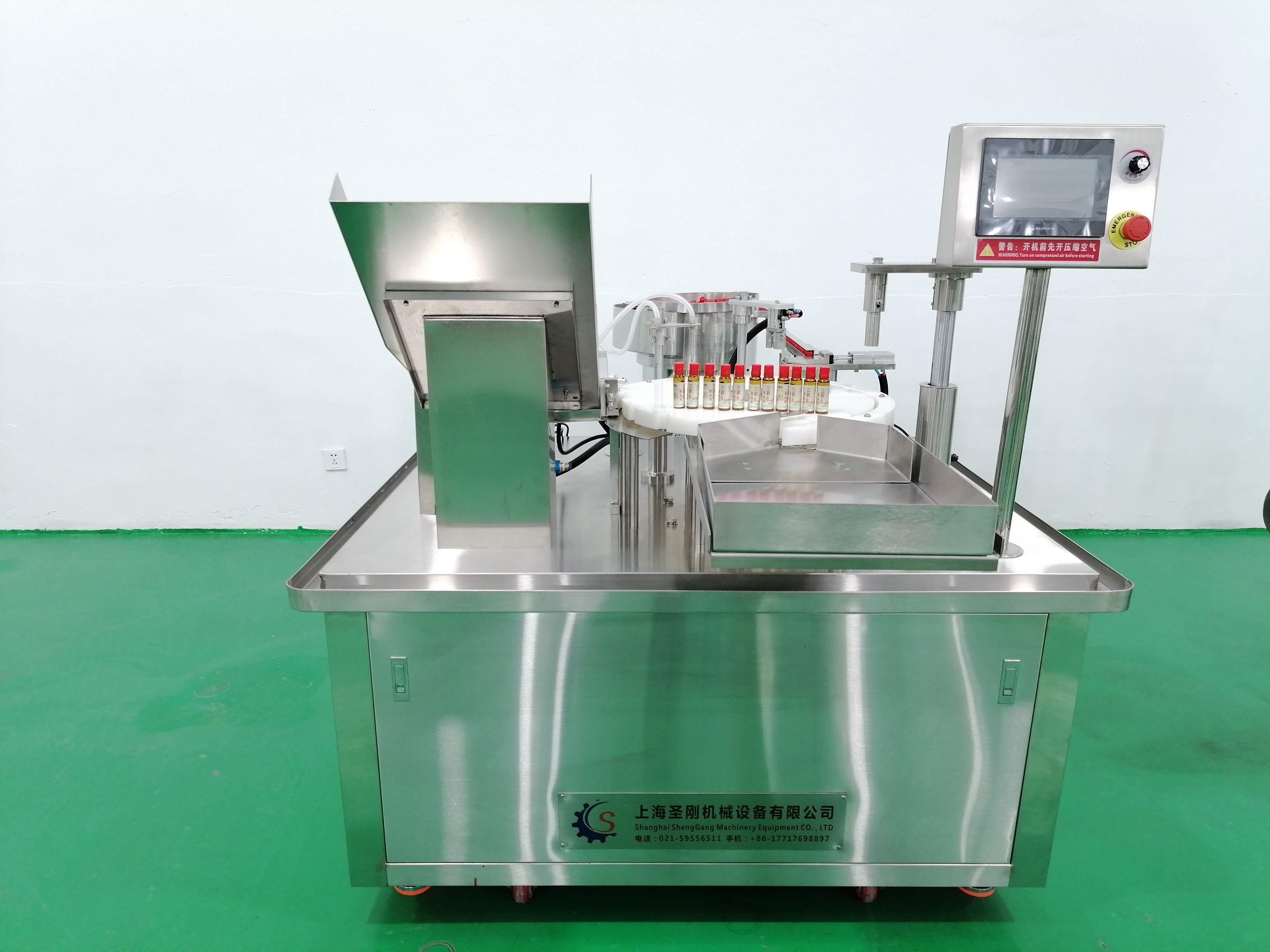 高效灌裝！10ml 口服液罐裝壓蓋機(jī)太實(shí)用啦