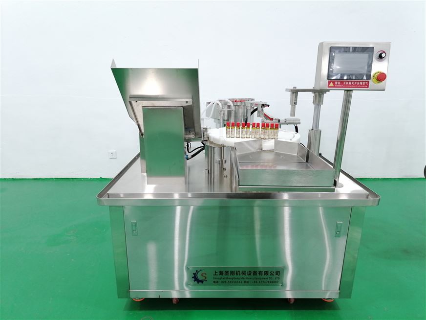 高效灌裝！10ml 口服液罐裝壓蓋機太實用啦