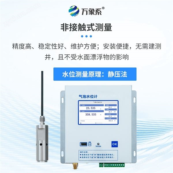 氣泡水位計儀器圖片