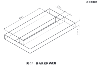 撓曲強度試樣模具