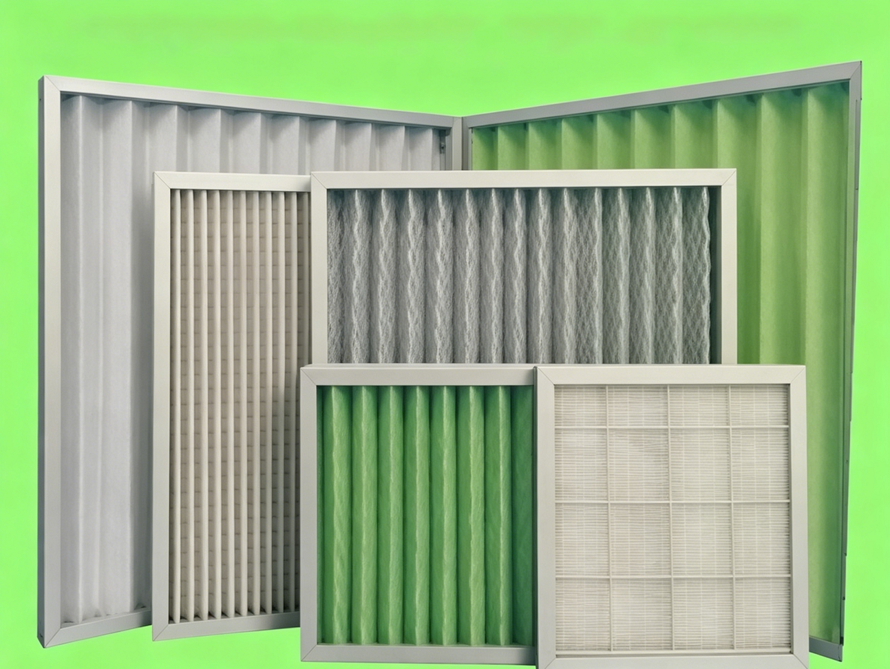 Letter frame structure primary air filter